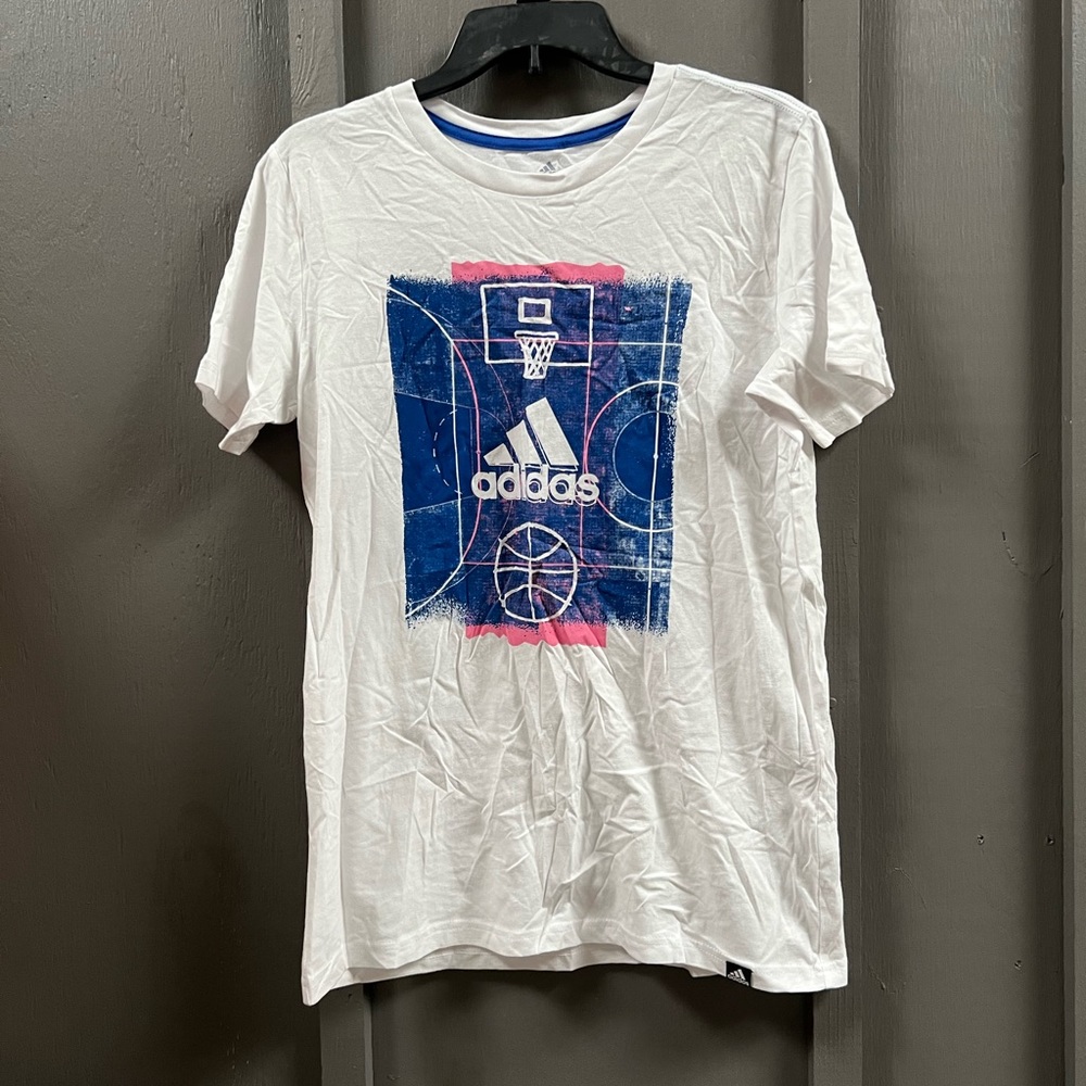 Women’s adidas basketball print tshirt